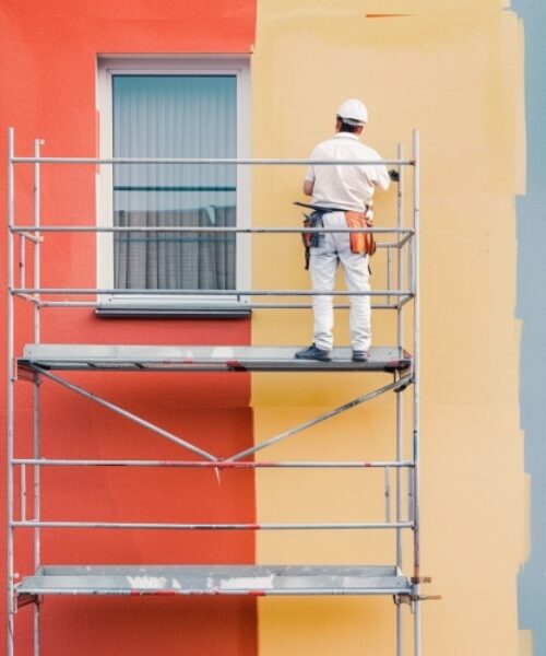 Fassadensanierung in Potsdam Farbdesign Maler GmbH